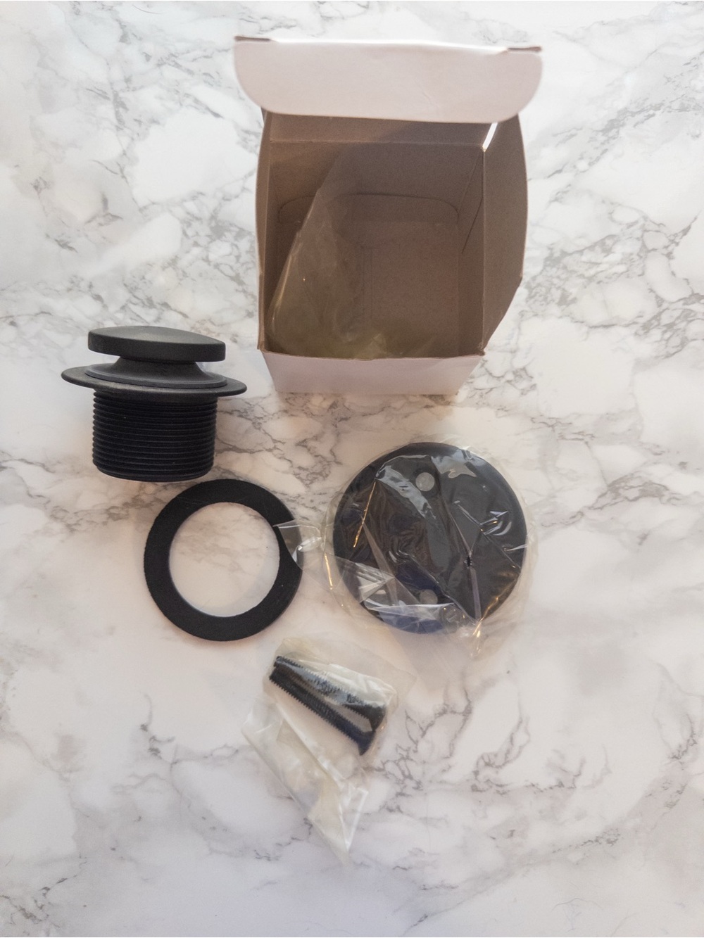 NWT Westbrass Tip-toe Trim Set D93-2-62 matte black 1 1/2” NPSM